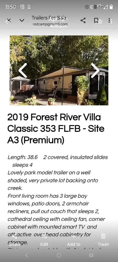 Fees paid, close to beach Park is one of the nicest I've been in Selling because I moved to 11 month...