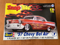 Revell Snap Tite ‘57 Chevy Bel Air Model Kit, New in Open Box