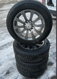 New    215/60R16 Michelin xice snow tires 5x120 rims sensors
