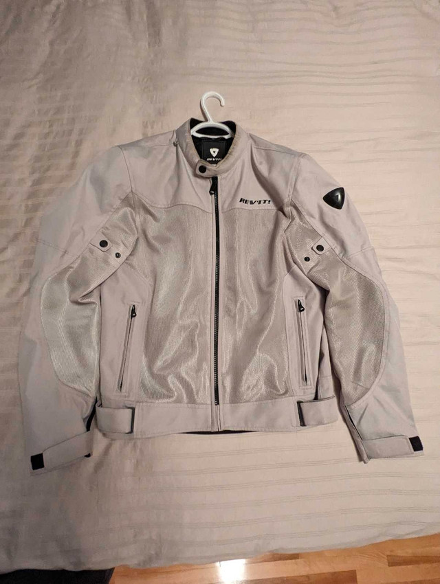 Motorcycle Jacket - Rev'it! Eclipse - Silver - XL  in Other in Gatineau
