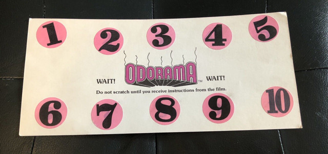 Genuine 1981  ‘Odorama’ Scratch & Sniff Card.  in Arts & Collectibles in Moose Jaw