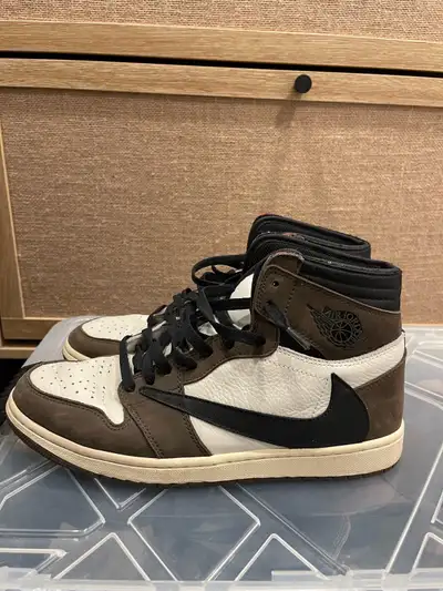 UA Travis Scott Mocha Jordan 1 Retro High Size 12, View more