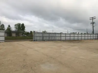 Secure Compound Gravel Pad North East Winnipeg $60.00 plus GST per month until September 2025 Please...