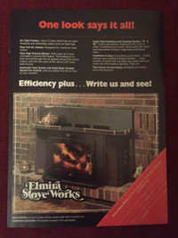 1982 Elmira Stove Works Original Ad