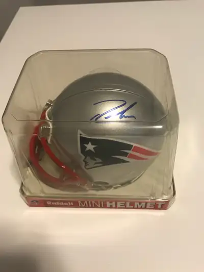 Patriots Signed Mini Helmet, View more