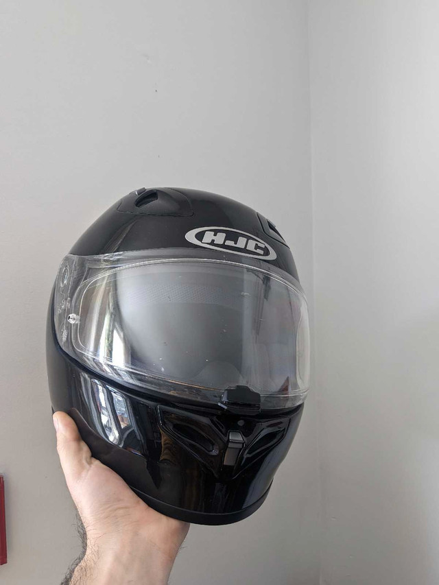 HJC  FG-17 Black Motorcyle Helmet (medium) in Motorcycle Parts & Accessories in City of Toronto - Image 2