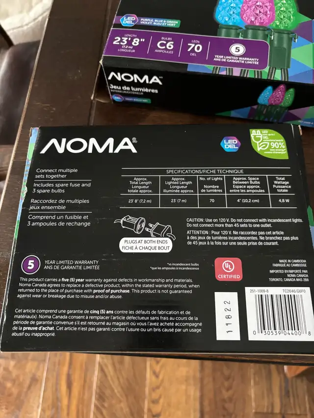 NOMA String Lights in Holiday, Event & Seasonal in Ottawa - Image 3