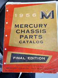 19956 MERCURY PARTS BOOKS