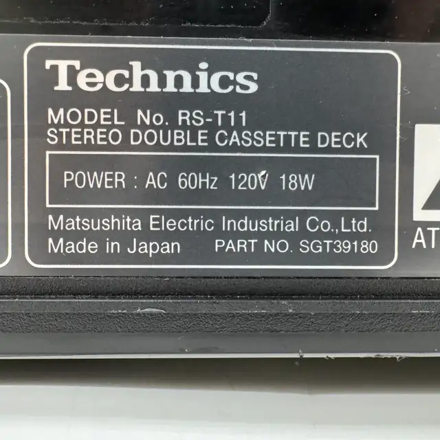 Technics RS-T11 Stereo Double Cassette Deck Dolby System Tested  in General Electronics in City of Toronto - Image 10
