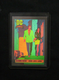 1991 DC Comics Clark Kent + Lois Lane Hologram Card #DCH1 NM -MT