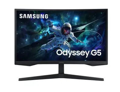 Samsung Odyssey G5 32” Curved FreeSync Gaming Monitor, Brand New, View more