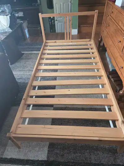 single bed frame and mattress , View more