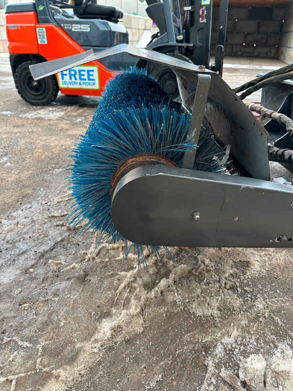 Bobcat Mini Skid Steer Power Brushes for Sale - 48" Angle Broom in Heavy Equipment Parts & Accessories in Calgary - Image 4