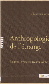 Anthropologie de l'étrange