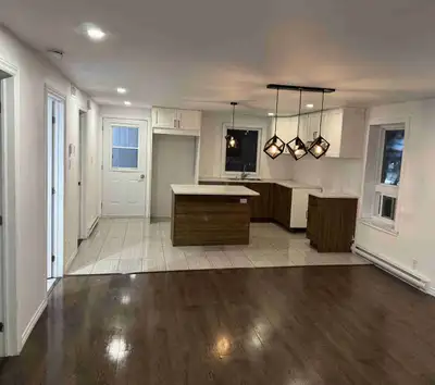 Grand 4 et demi contemporain dans un quartier tranquille à 2 min du centre-ville de Lévis, intérieur...