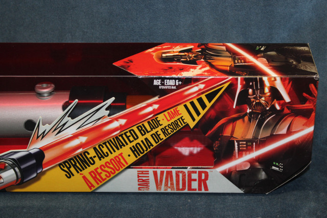 Star War Darth Vader Light Sabre Spring-Activated Blade in Arts & Collectibles in Calgary - Image 3