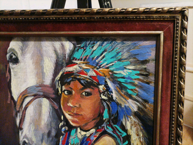 Original oil painting on canvas bord in Arts & Collectibles in City of Toronto - Image 7