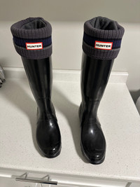 Size 10 Hunter Women's Original Rubber Boots 