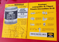 ANNONCE 1956 PEINTURE CIL PRIMER VINTAGE FRENCH PAINT AD - AUTO