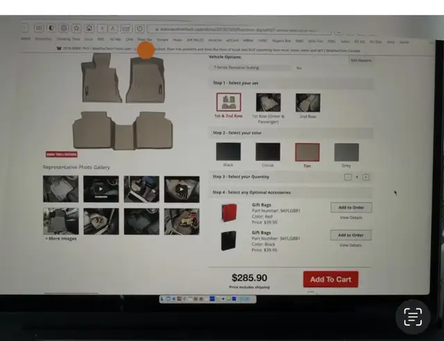 BMW 2019 750Li  winter mats in Other Parts & Accessories in Mississauga / Peel Region - Image 6