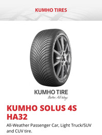 Kumho Solus 4S HA32 tires on RTX rims
