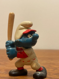 Baseball batter Smurf, schtroumpf baseball batteur (129)