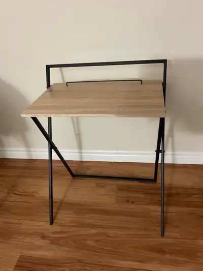  Wood and metal foldable table , View more