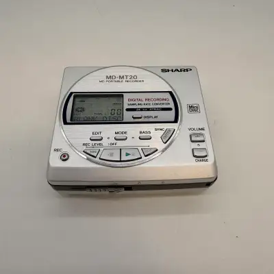 Sharp MD-MT20 Portable MiniDisc Recorder, View more