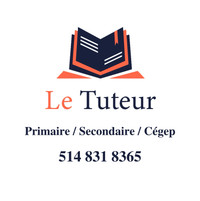 Tutorat/Tuteur/Tutrice/Professeur/Cours Privé/Tutoring5148318365