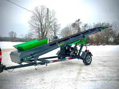 New 25ft Pan-it conveyor Convey your Sand, Topsoil, Rock, or load your salt spreader with our new Pa...