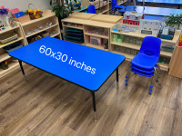 Child tables, child chairs, school table and chair