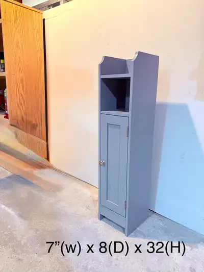 VASAGLE small bathroom storage corner floor cabinet, View more