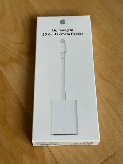 Adaptateur Apple Lightning vers lecteur de carte SD MJYT2AM/A, View more