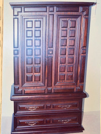 Vintage Solid Wood Dresser