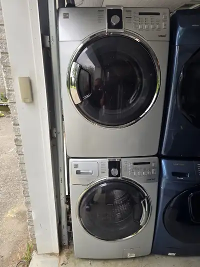 RELIABLE SILVER FRONT WASHER ELECTRIC DRYER SET , View more