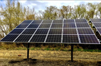 Canadian Made Solar Ground Mounts Designed for Easy Self Set up