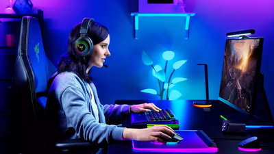 Brand New! Razer Kraken V4 Pro RGB Wireless Headset + Controller, View more