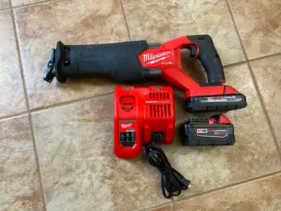 Milwaukee M18 FUEL SAWZALL Reciprocating Saw, Battery&Charger., View more