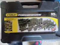Stanley blackchrome socket set, Husky drive tool set, price belo