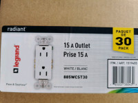 120 volt 15 amp wall outlets