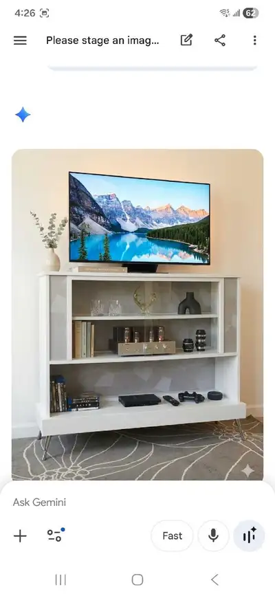 Mid- Century modern style Media console/ Display cabinet , View more