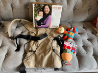 Baby carrier and toys