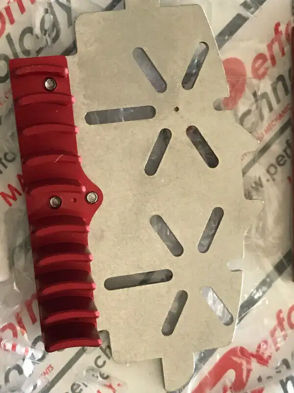 Ducati Brake pad Red heat sink radiator plates BPR01A CNC in Other in Barrie - Image 9