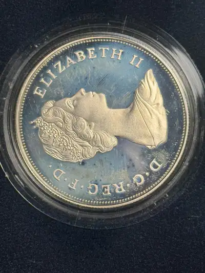RARE 1981 UK Royal Wedding Charles & Diana Solid Silver Proof, View more