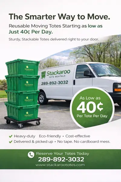 (Skip the Boxes – Moving TotesDelivered & Picked Up, View more