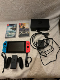 Nintendo switch and games 