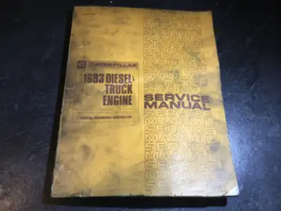 Caterpillar 1693 Diesel Truck Engine Service Manual, View more