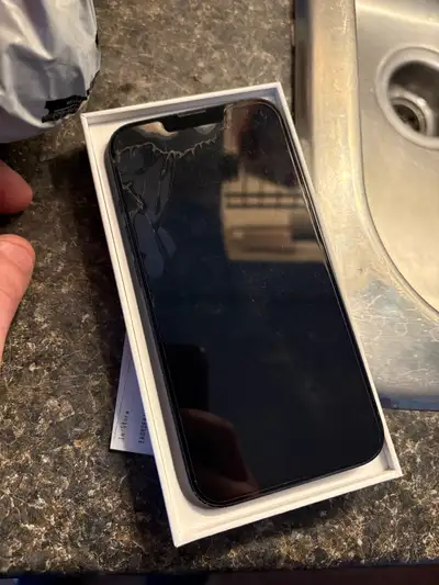 Works fine just needs a new screen( which works fine) and that’s a glass protector on the screen