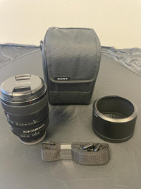 Sony FE 100mm f/2.8 STF GM OSS Lens with hood pouch and box Neve