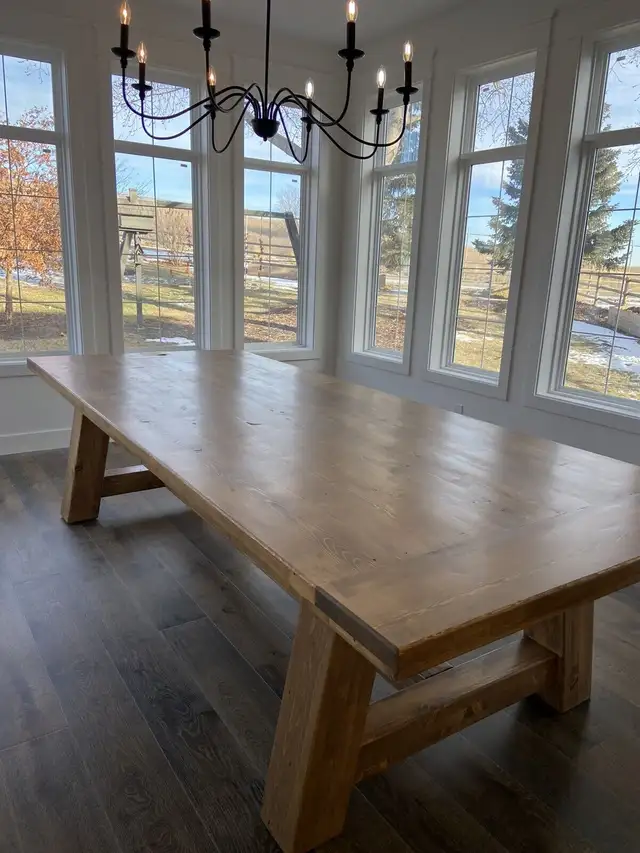 Rustic Dining Tables, Benches, Coffee Tables-Custom Built in Dining Tables & Sets in Calgary - Image 11
